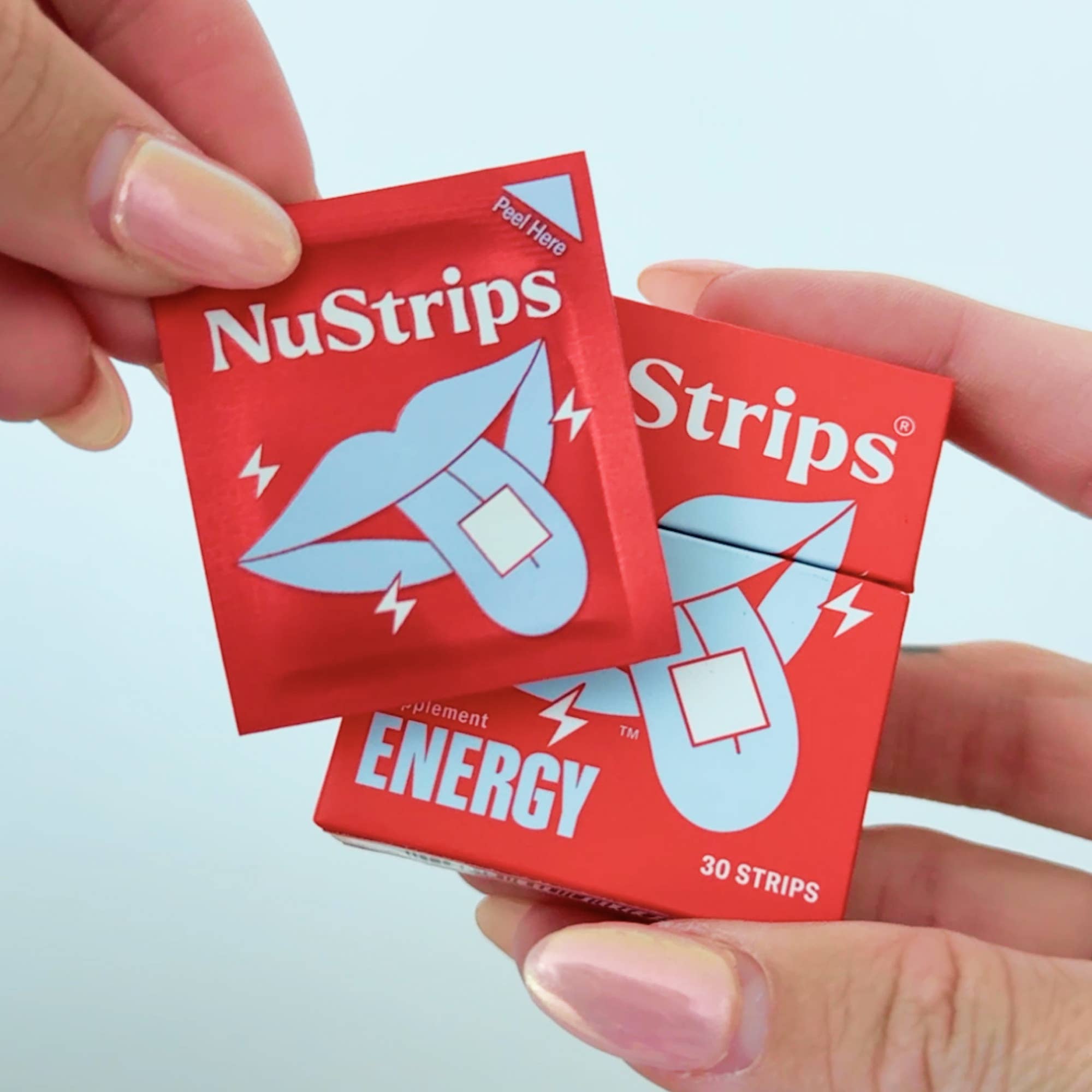 NuStrips – Großhandel Nahrungsergänzungsmittel/Vitamin zum Einnehmen – NuStrips Energy (Zitronengeschmack)10