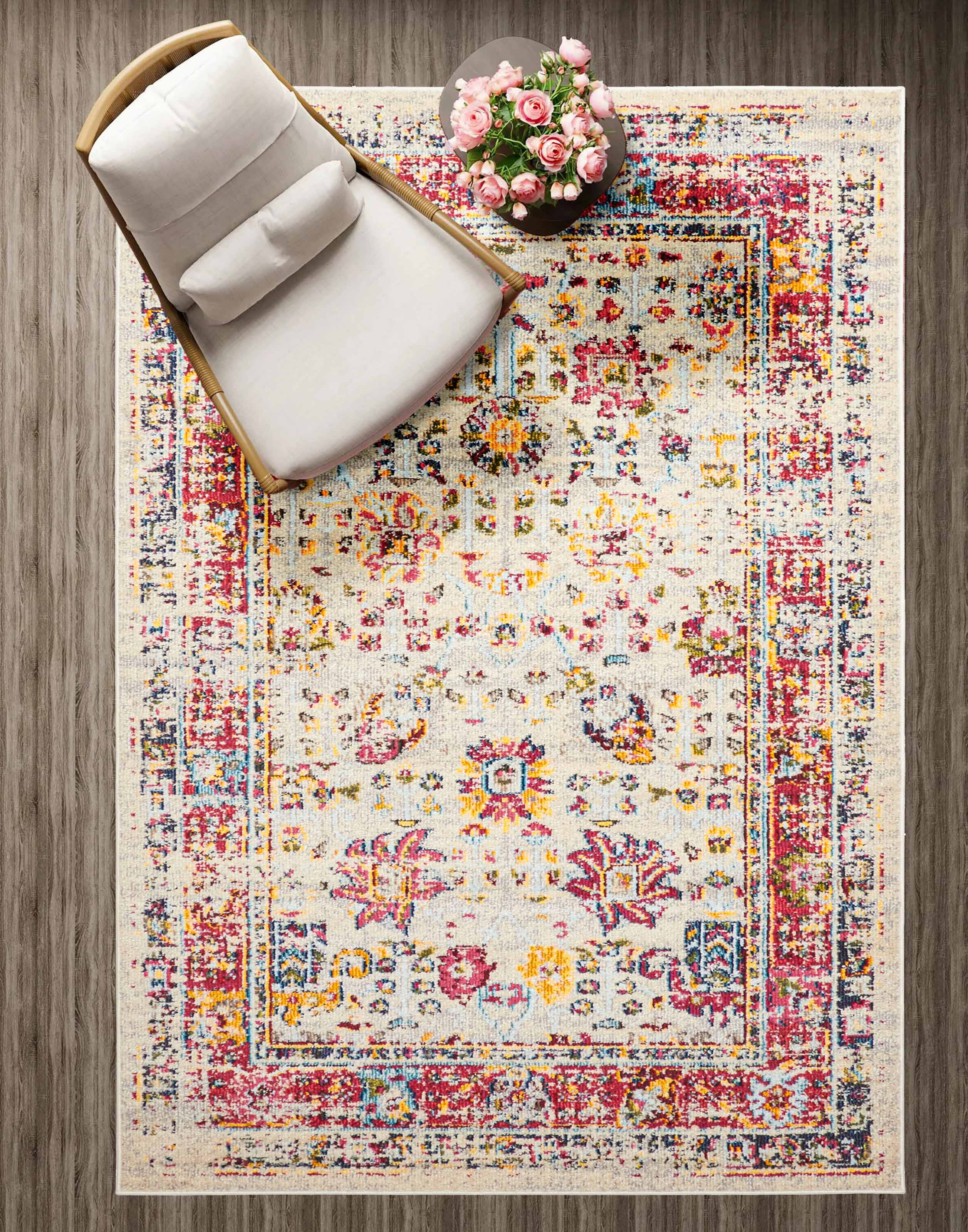 Jasmine Ivory Area Rug for wholesale on Faire11