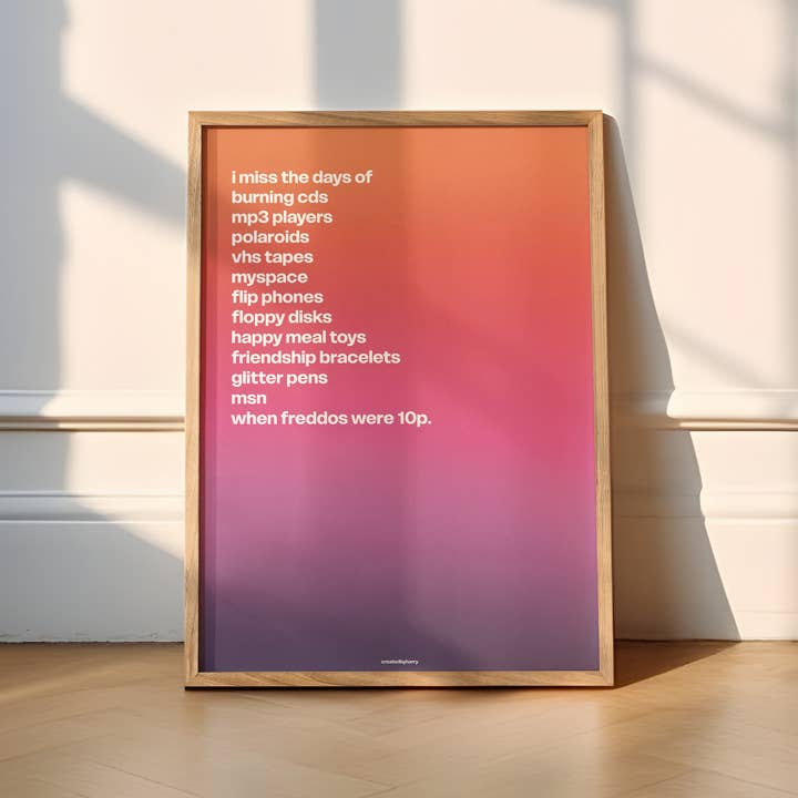 Ik mis de dagen van... print voor wholesale door Createdbyharry