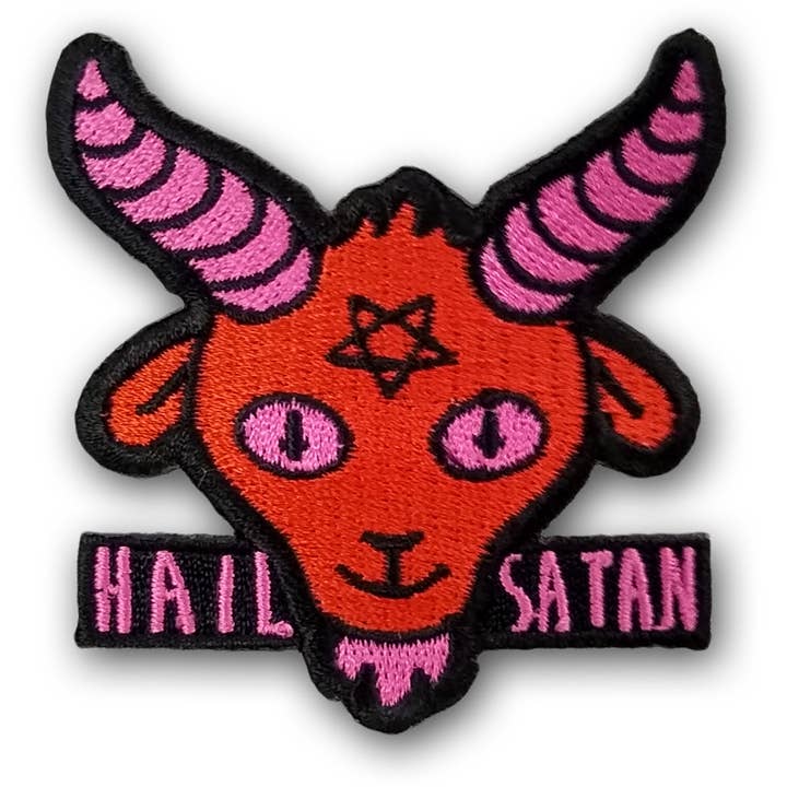 Shady Front - Wholesale Patch - Hail Satan Goat Patch