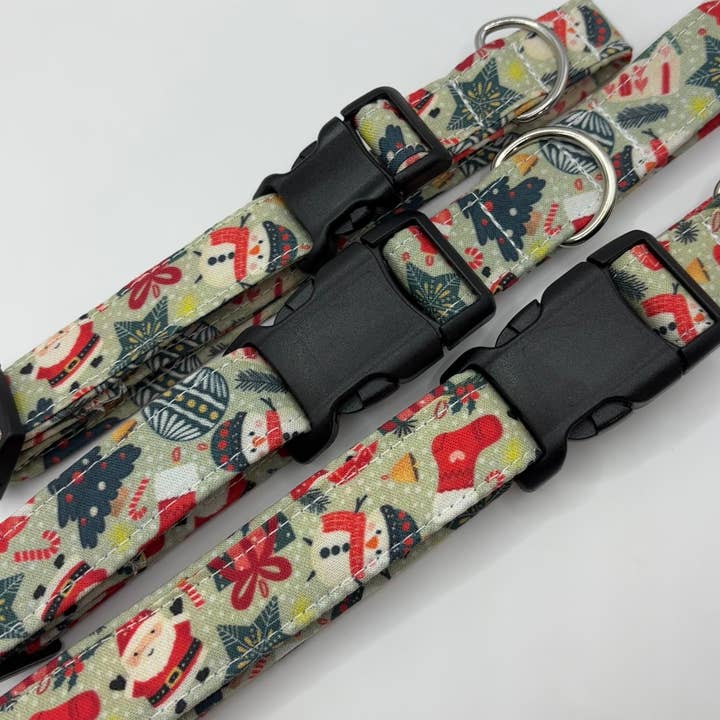 Baylor's Bow Ties - Wholesale Pet Collar - Dog - Christmas Vibes Dog Collar, Holiday Pet Collars 1