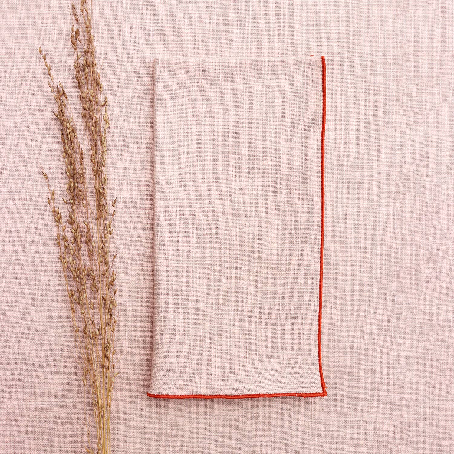 Giardino Segreto - Vente Serviettes de table en tissu - Serviette en lin 100 % de la collection CORDONCINO12