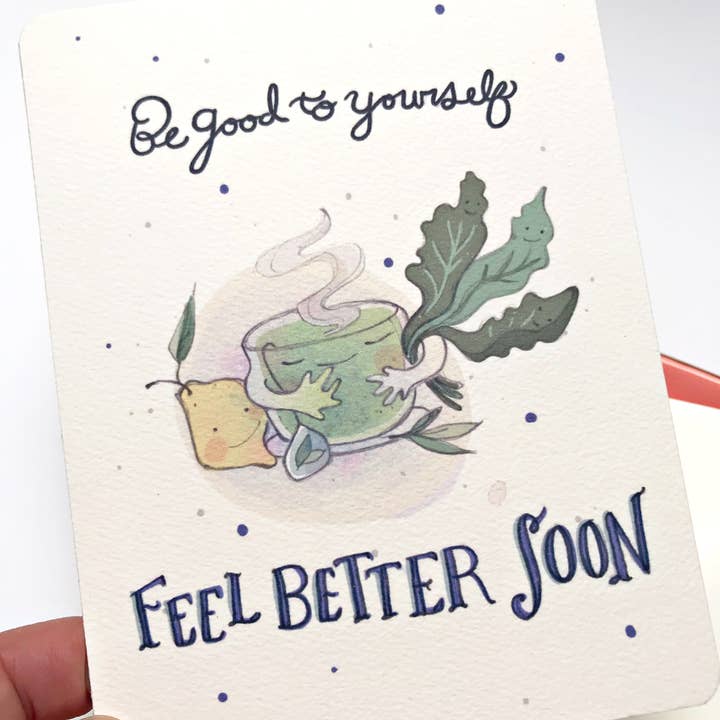 H.macdo Paper Co. - Vendita all'ingrosso Biglietti di auguri di pronta guarigione - Biglietto di auguri Get Well - Be Good to Yourself4
