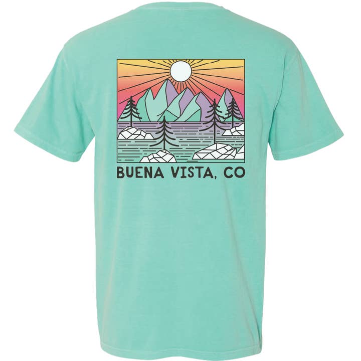 Prismatic Highlands Cotton Tee for wholesale by Souled Out T-Shirts