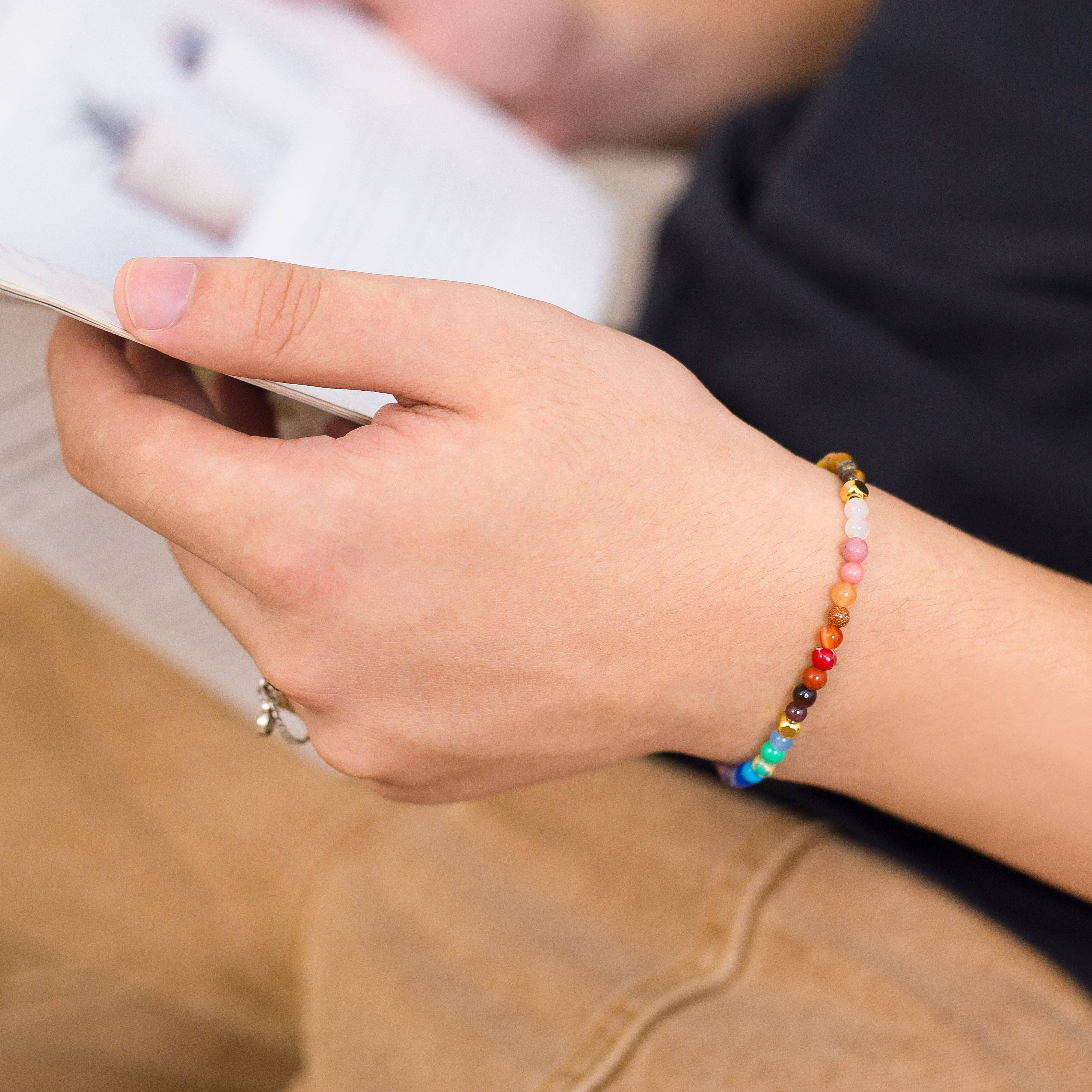 Soul Charms - Wholesale Beaded Bracelet - Chakra Zodiac Crystal Bracelet2