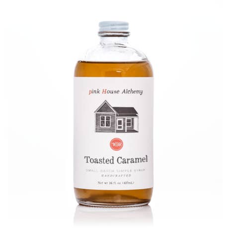Toasted Caramel Syrup for wholesale by Pink House Alchemy