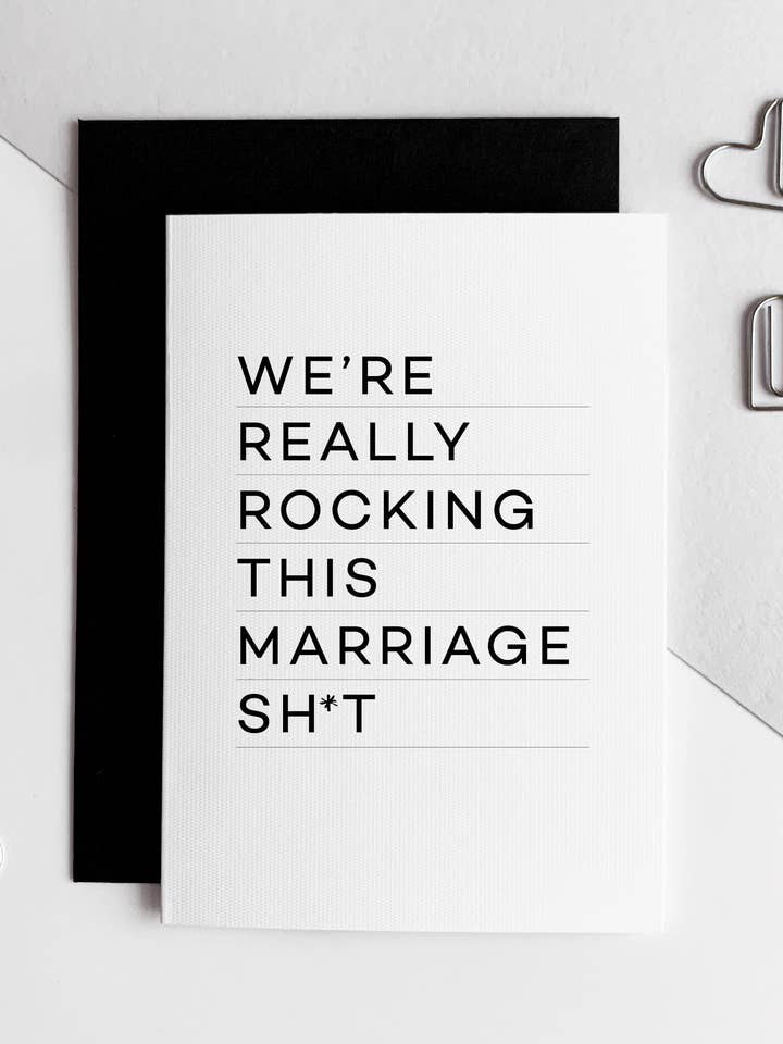 Rocking Marriage - Anniversary Card for wholesale by HELLO TIME