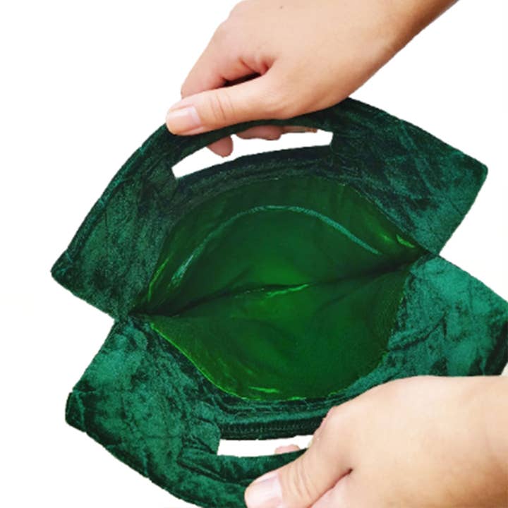 Amore Beauté - Wholesale Clutch - Dames - Groene Fluwelen Monogram Tas, Monogram Shopper, Monogram Tassen, Cadeaus voor de Aanstaande Bruid, Gepersonaliseerde Fluwelen Clutch, Nieuwjaar1