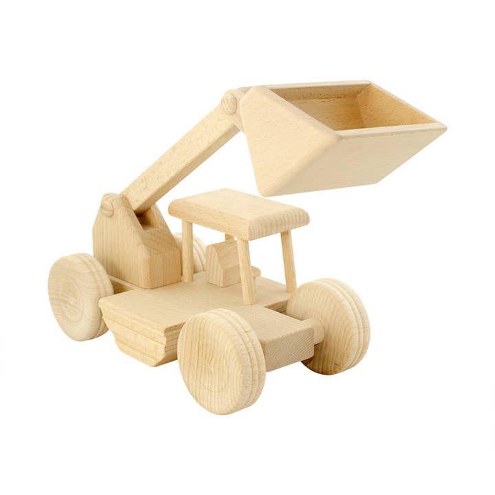 Wooden Excavator - Jett for wholesale by Happy Go Ducky