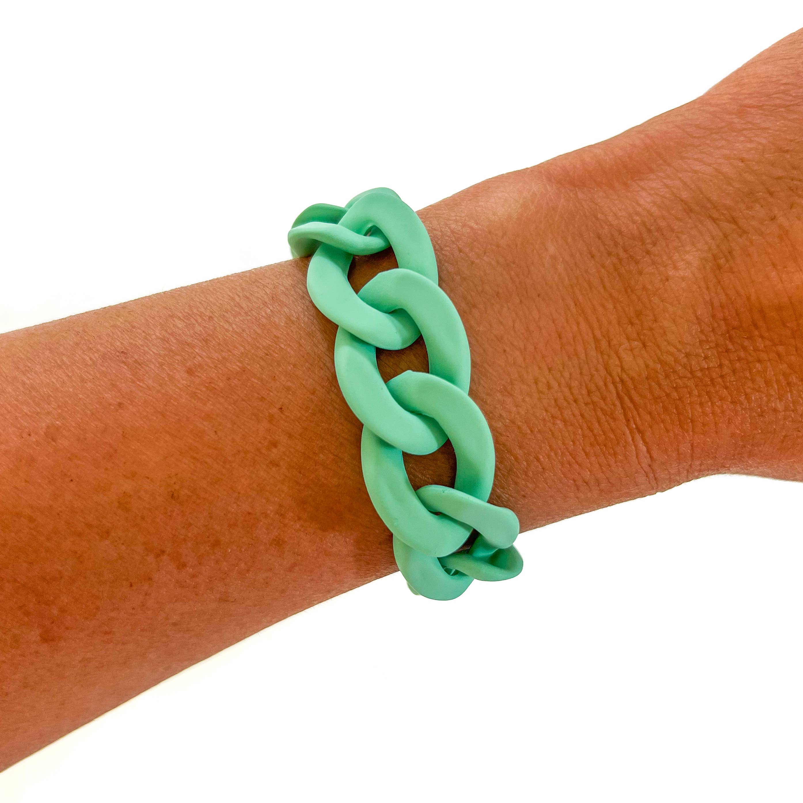 Savvy Bling - Wholesale Link & Chain Bracelet - All Chunky Acrylic Chain Link Bracelet16