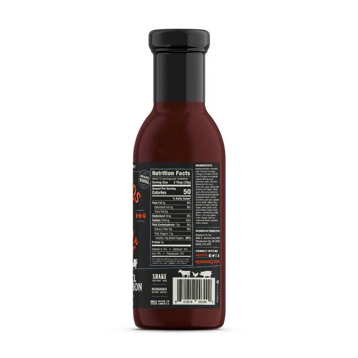 Kosmos Q - Wholesale BBQ Sauce - Competition BBQ Sauce Bottles (Case of 15)
