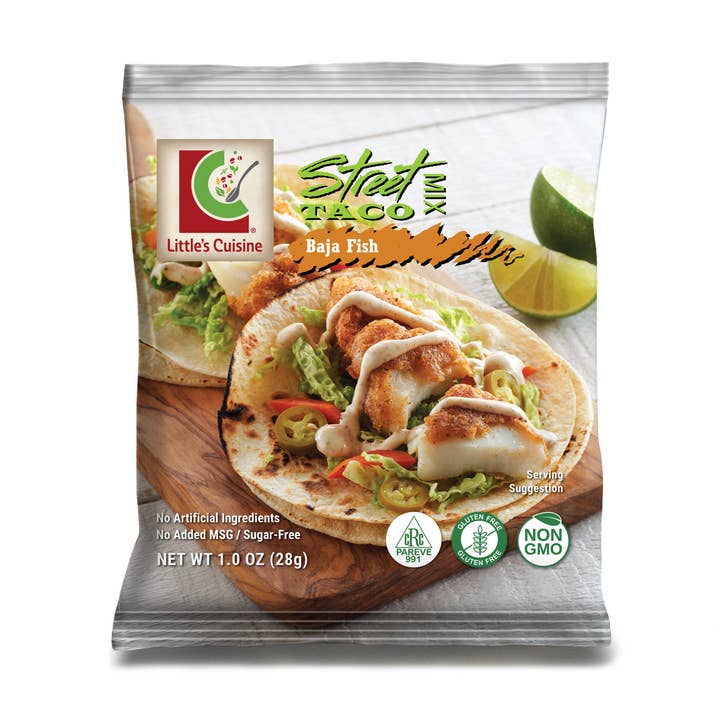 Little's Cuisine Street Taco Mix Baja Fish 1 oz. for wholesale by Little's Cuisine