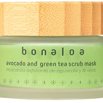 Groene Thee Avocado en Aloë Vera Exfoliërend Masker voor wholesale door Bonaloa skincare