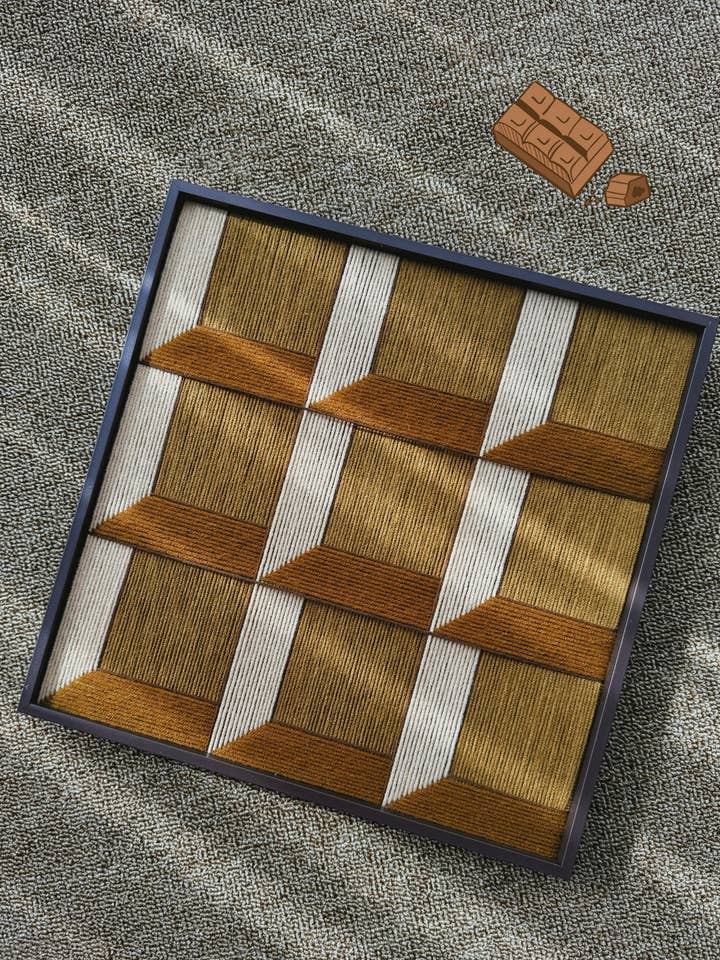 MOKA CHOCA | Art mural textile fait main pour la vente par The Good Monica