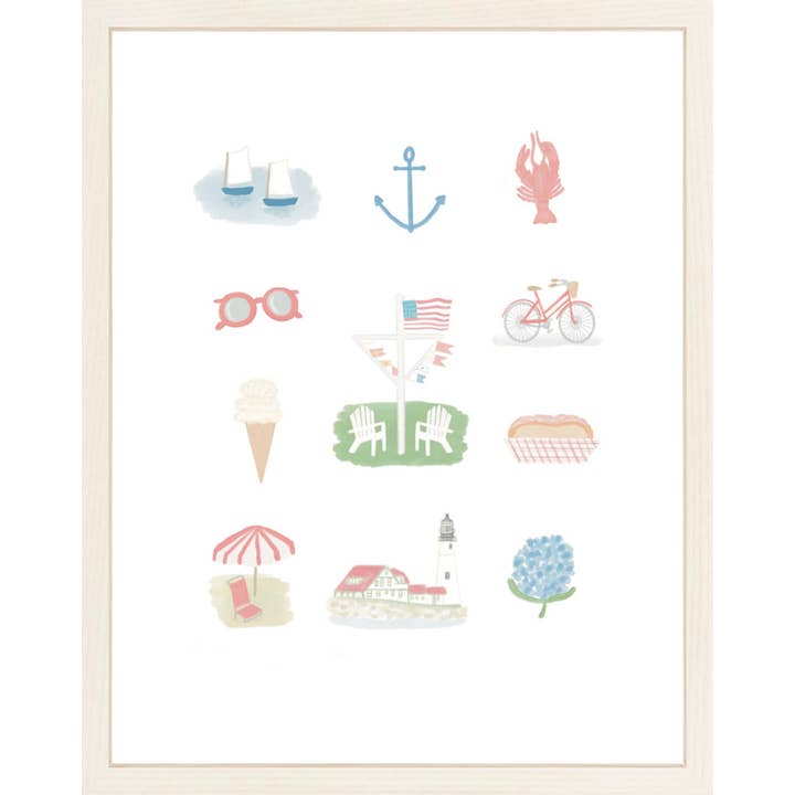 New England Summer Print for wholesale by Palm Prints