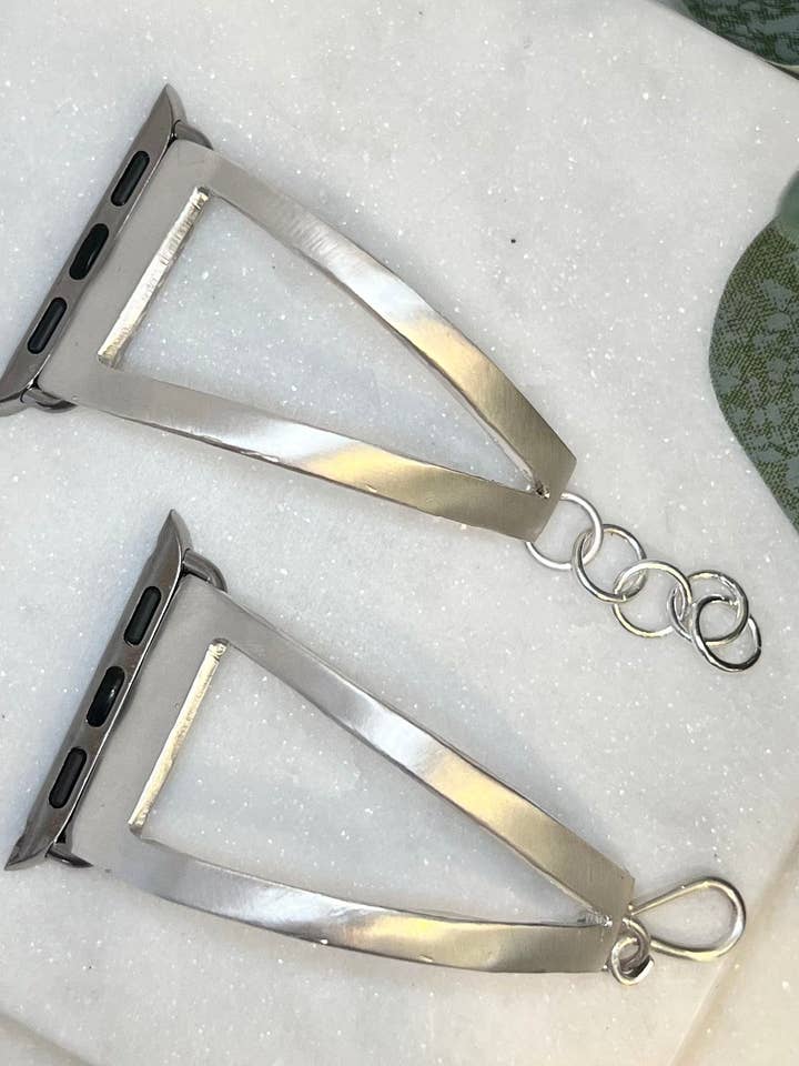 Satin Bangle Apple Watch Band for wholesale by Dantonio Designs, LLC