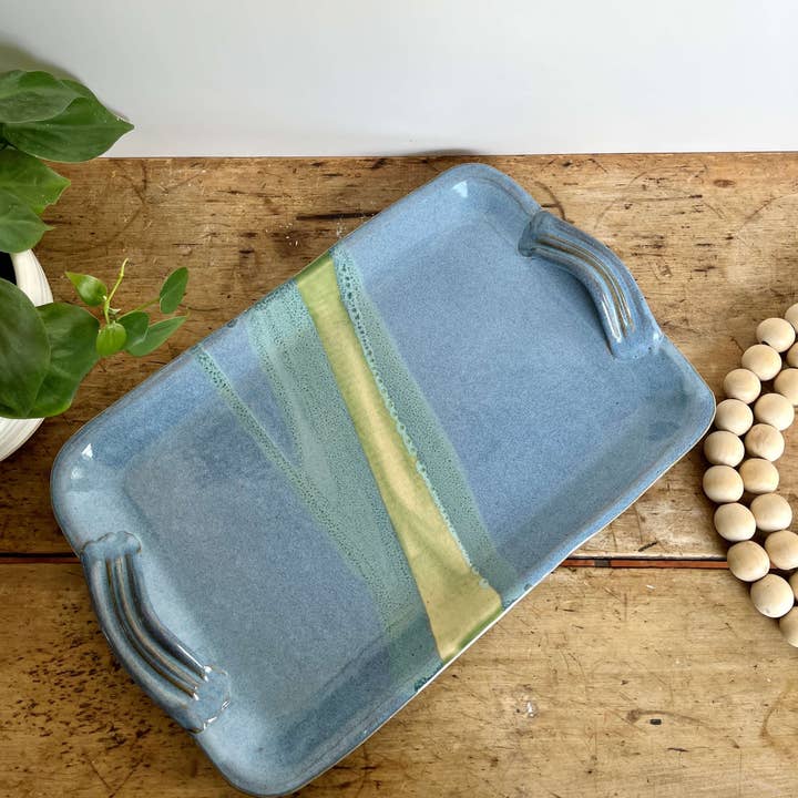 Coastal Clay Co. - Wholesale Platter - Large Serving Platter Handmade Pottery Tray2