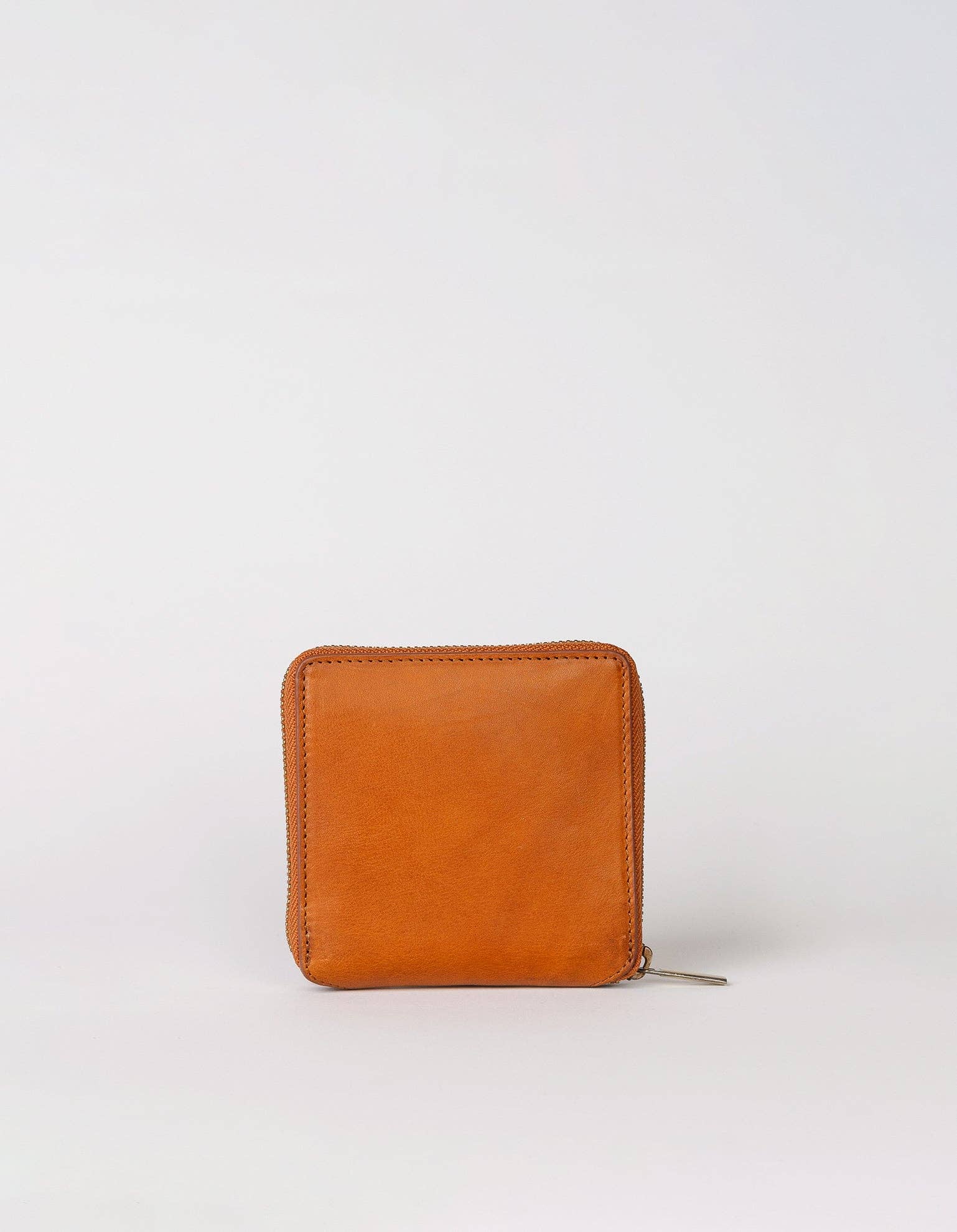 O My Bag – wholesale Wallet – Women's – Sonny Square Wallet - Cognac Stromboli Leather1