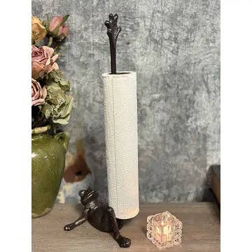 Vagabond Vintage – wholesale Paper towel holder – Cast Iron Anima Paper Towel Holder1