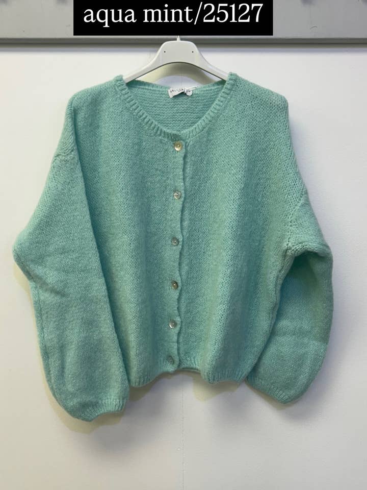 Terminal 1 Clothing – wholesale Kofta - Dam – Cardigan i mohairblandning med knappar fram11