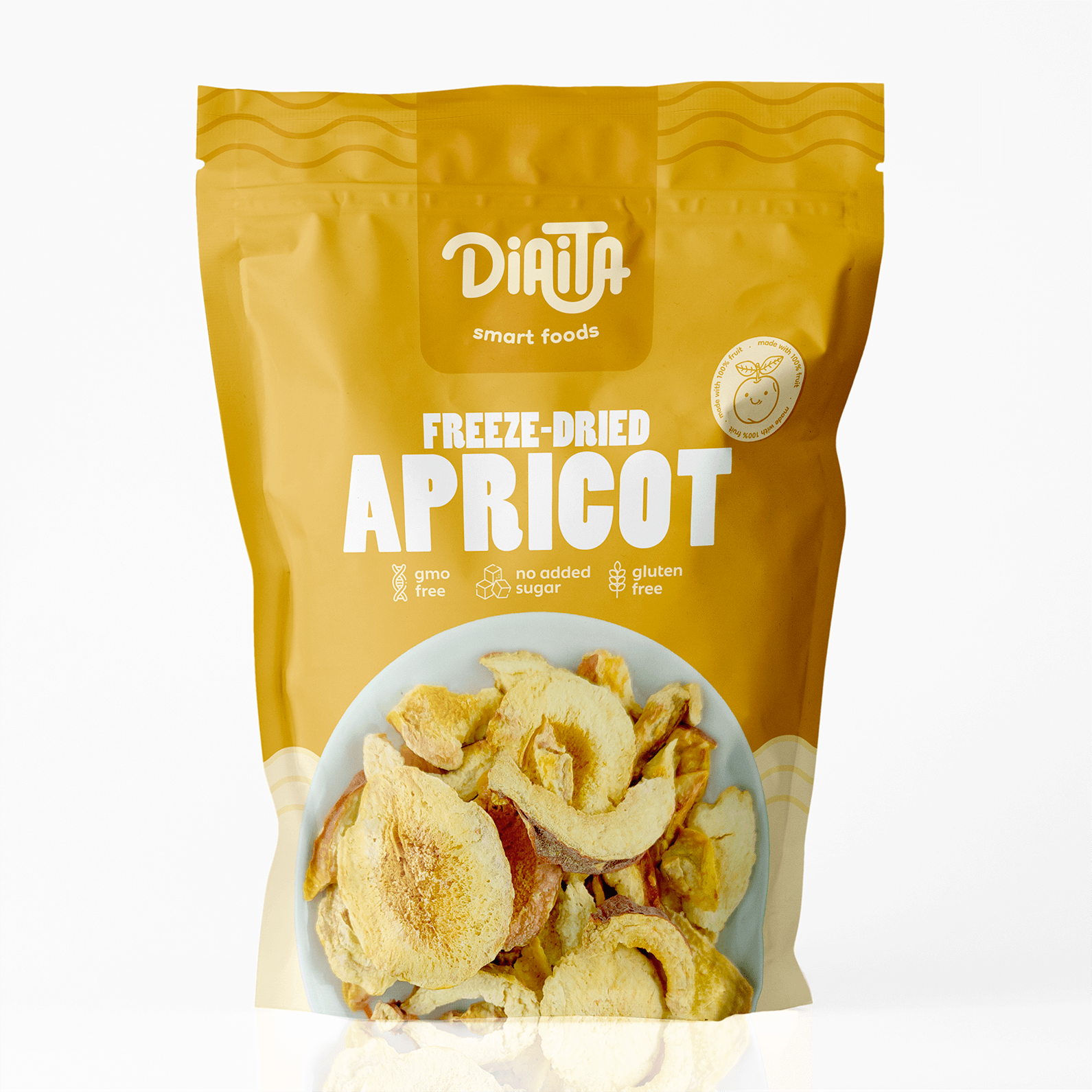 Diaita – wholesale Dried/dehydrated fruit – Freeze-Dried Apricot Snack (Sour)0