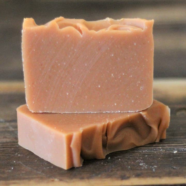 Barre de shampoing à la mandarine et au patchouli pour la vente par Soaplicity