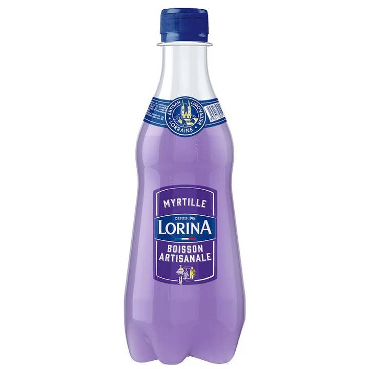 123bonbon - Vente Sodas/boissons gazeuses - LORINA Limonade Artisanale Francaise Myrtille