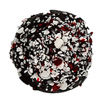 Spokandy Chocolatier - Wholesale Chocolate Covered Sweets - 1.5oz BULK Peppermint Parfait Truffle, Dark Choc - Seasonal0
