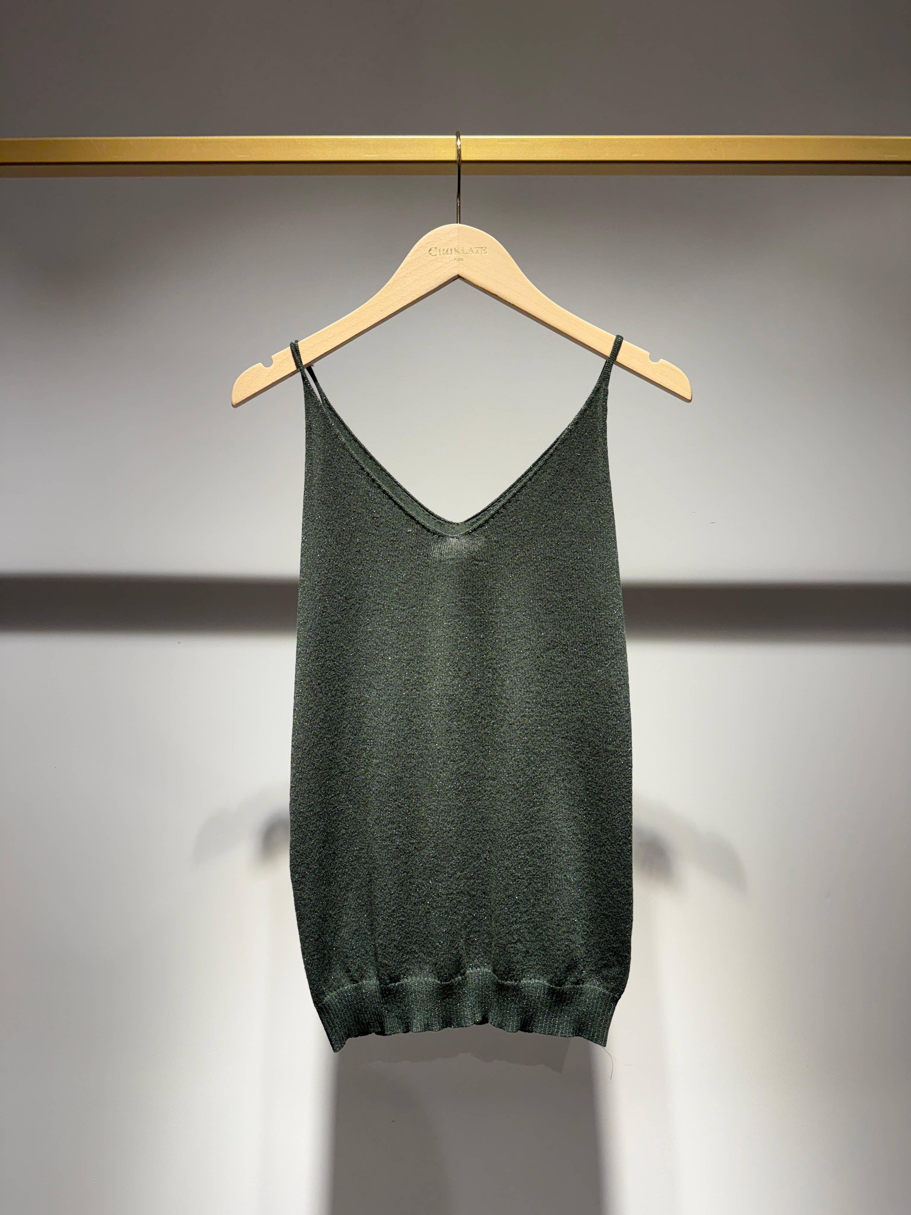 CHOKLATE PARIS - Wholesale Tank Top - Women's - Shiny lurex tank top - 87528