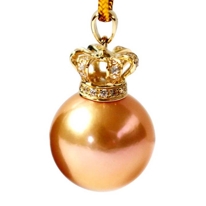 QUEEN GOLDEN EDISON PEARL NECKLACE for wholesale by Timeless Pearl