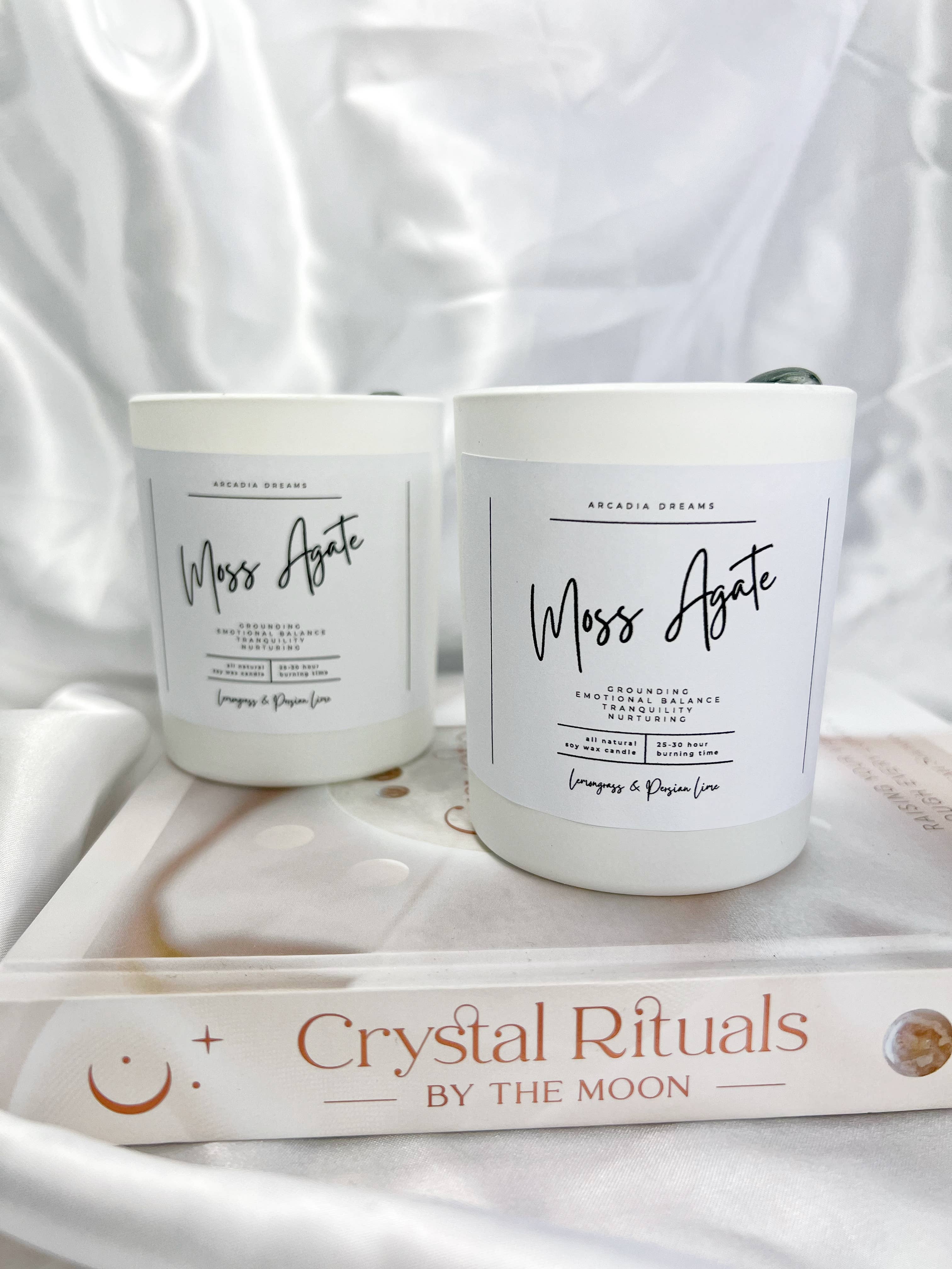 The Crystal Store – Großhandel Kerze im Glas / gefüllte Kerze – Kerzen mit Kristall-Einlage zur Heilung4