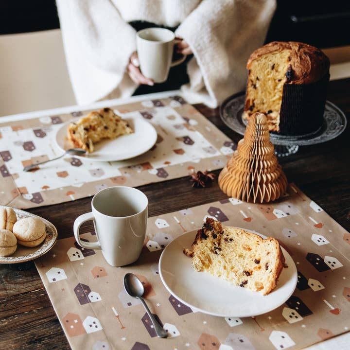 Cozy Village - Set de table pour la vente par Misalù - Dress up your table