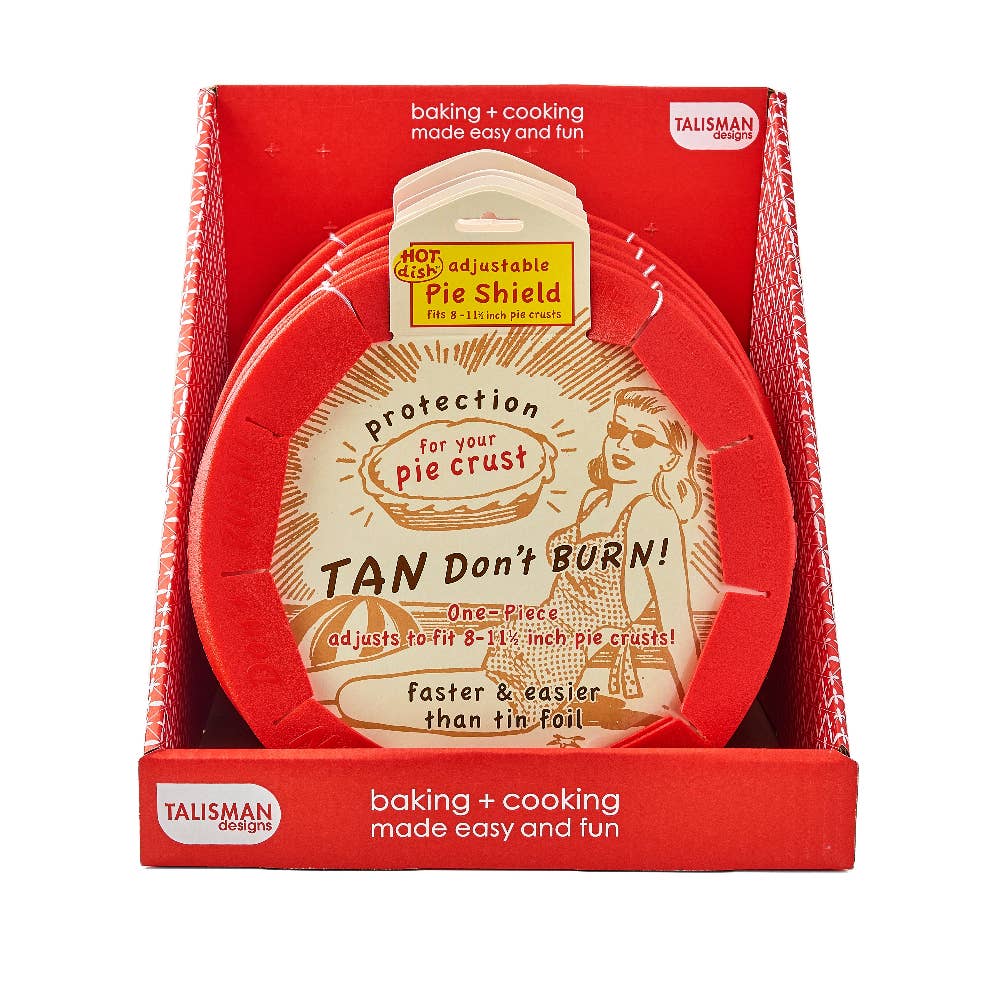TALISMAN DESIGNS - Wholesale Kitchen Tool/Gadget - Adjustable Pie Shield - 12-Unit Display5