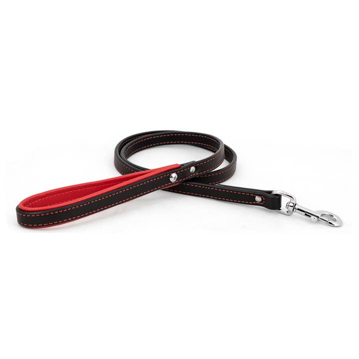 Padded Leather Leash for wholesale by Auburn Leathercrafters