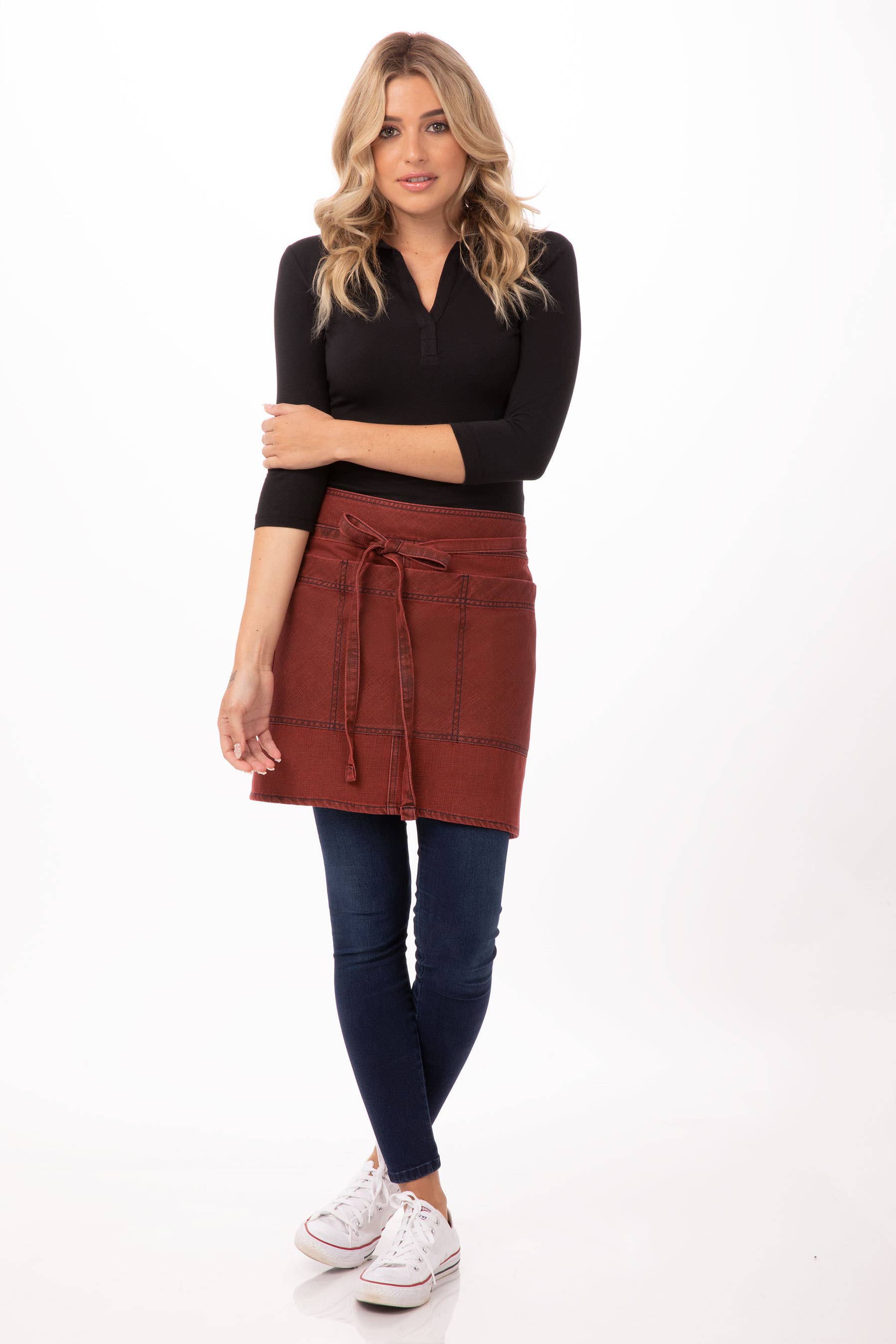 Chef Works - Wholesale Apron - Uptown Half Bistro Apron2