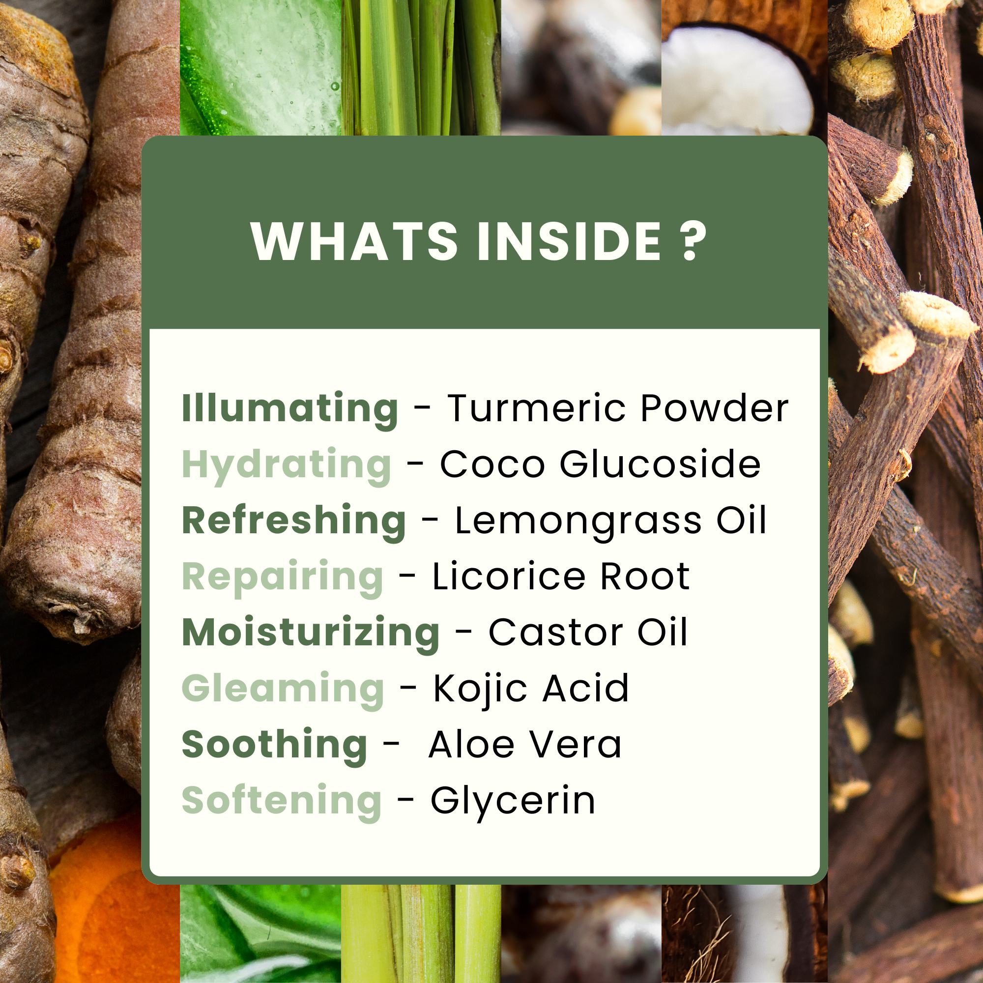 Olahoni Co - Wholesale Facial Cleanser - Thick Turmeric & Kojic Acid Finger Pads (15 Count)3