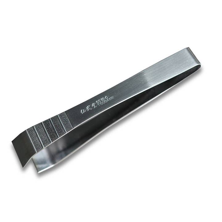 Tsunami - Fish Bone Tweezer (Round) - Made in Japan for wholesale by Ginza Steel