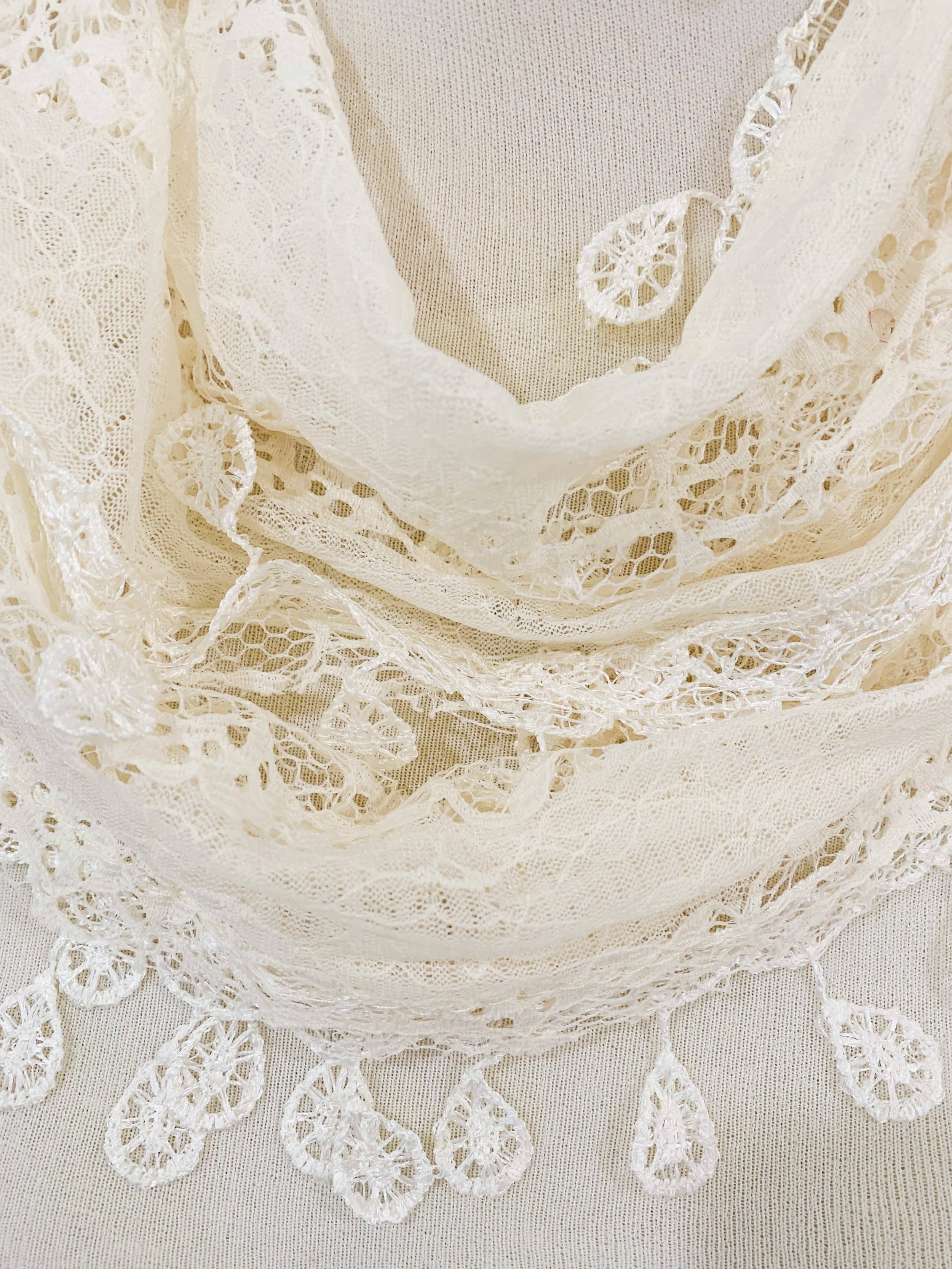 JC Sunny Fashion - Wholesale Scarf - Women's - JC014906 Gorgeous Elegant lace Infinity Scarf7