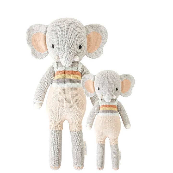 cuddle+kind - Wholesale Stuffed/Plush Toy - Kids & Baby - Evan the elephant, gives 10 meals