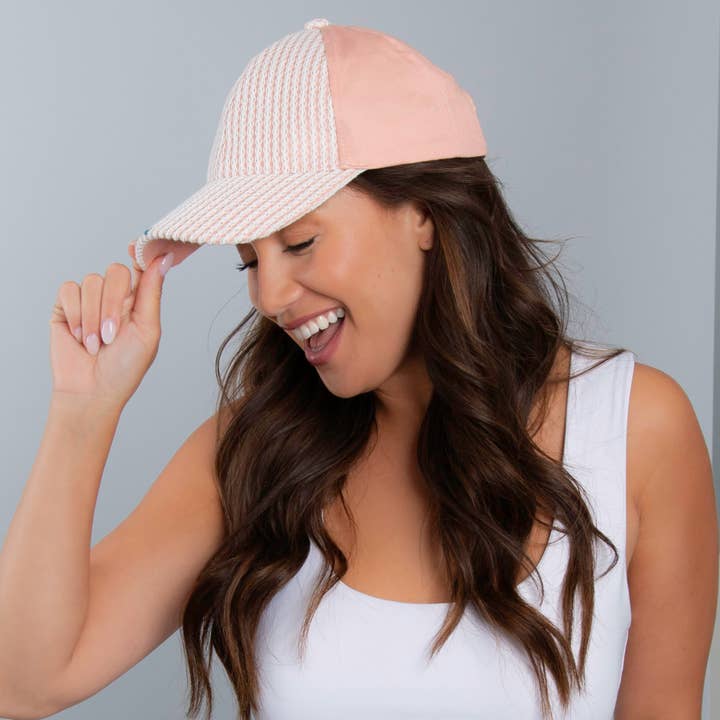 Arielle Lace Baseball Hat for wholesale by Elsie & Zoey