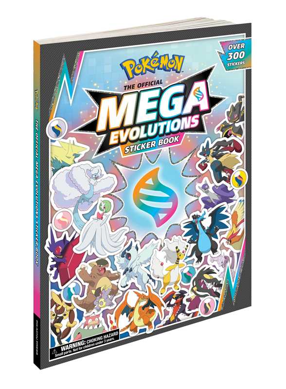 Simon & Schuster - Wholesale Coloring & Activity Book - Kids & Baby - Pokémon The Official Mega Evolutions Sticker Book by Pikachu Press0