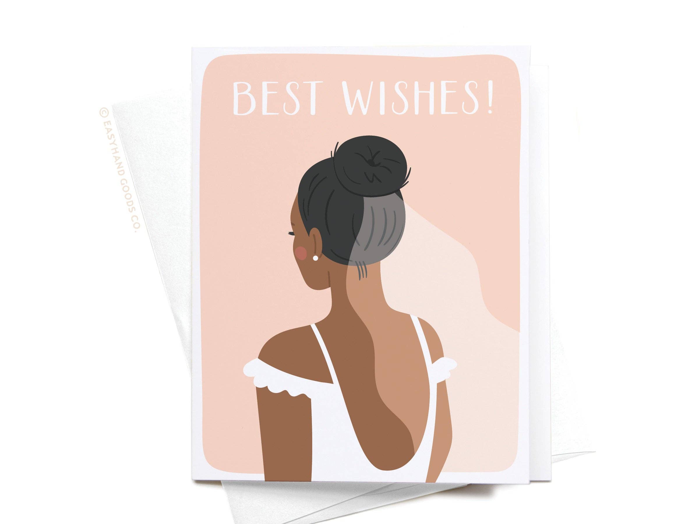 Easyhand Goods – formerly Onderkast - Wholesale Engagement Card - Best Wishes Bride Greeting Card4
