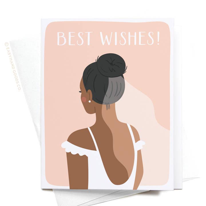 Easyhand Goods – formerly Onderkast - Wholesale Engagement Card - Best Wishes Bride Greeting Card4
