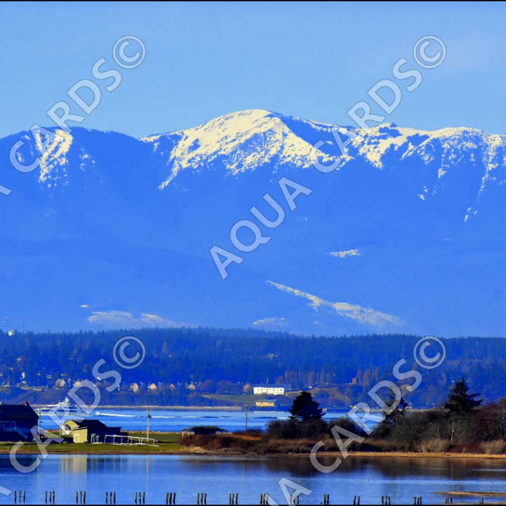 1162 - Kaskaden in der Ferne für den Großhandel von Aqua Cards