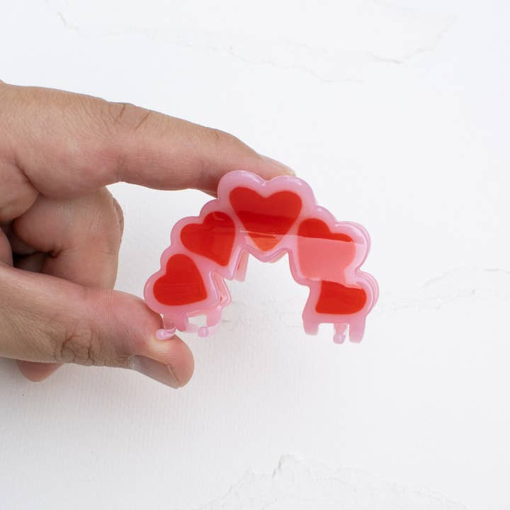 Tiepology - Wholesale Hair Clip - Women's - Eco Arch Shape Heart Hair Claw Clip