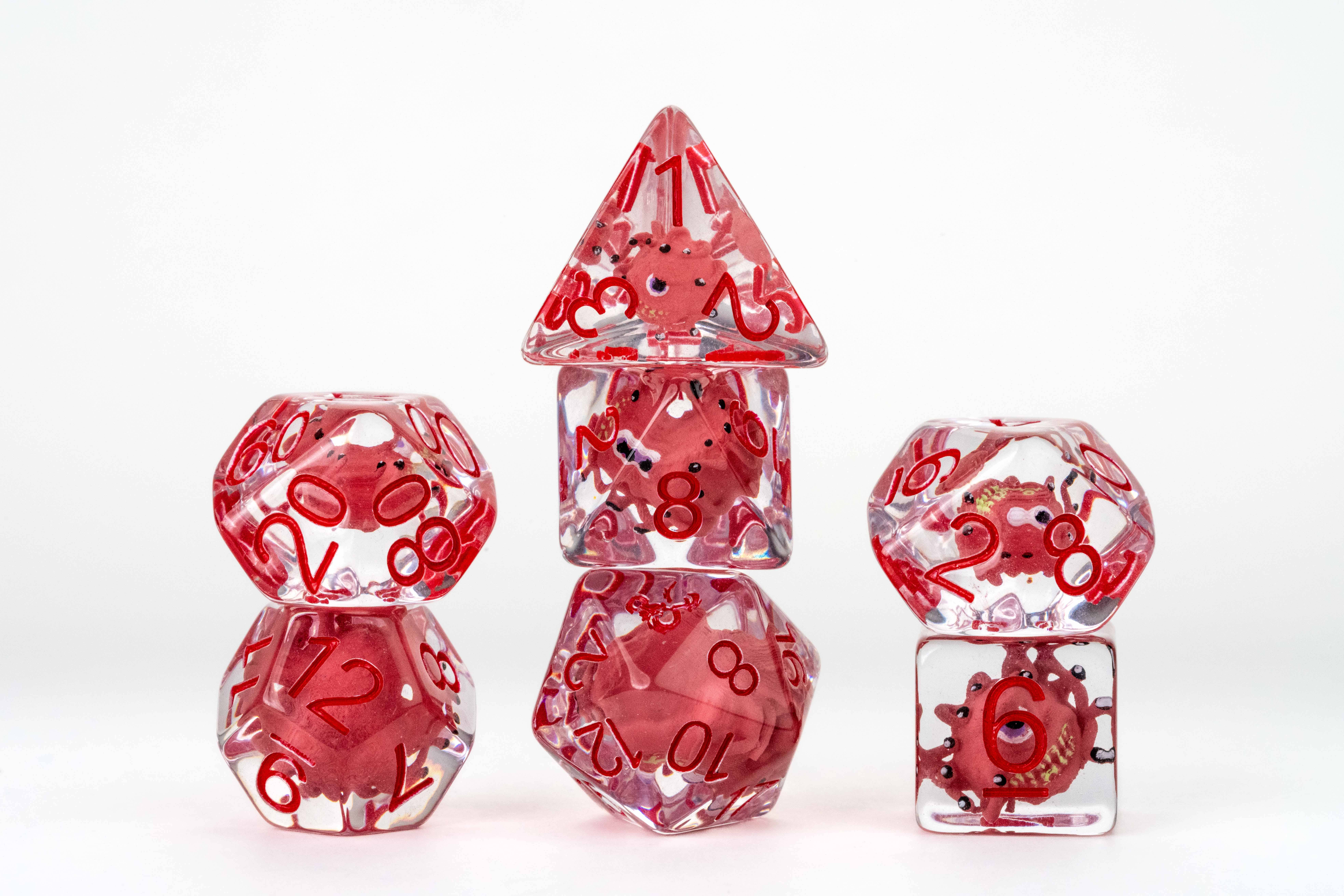 FanRoll by Metallic Dice Games - Wholesale Dice - Dungeons & Dragons Beholder Resin Dice Set1