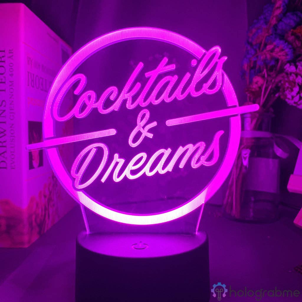Holograbme - Wholesale Accent/Desk Lamp - Ambient Lamp Cocktail Bar6