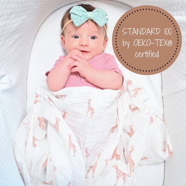 LollyBanks – wholesale Swaddle – Baby – Stand Tall Baby Muslin Cotton Blanket5