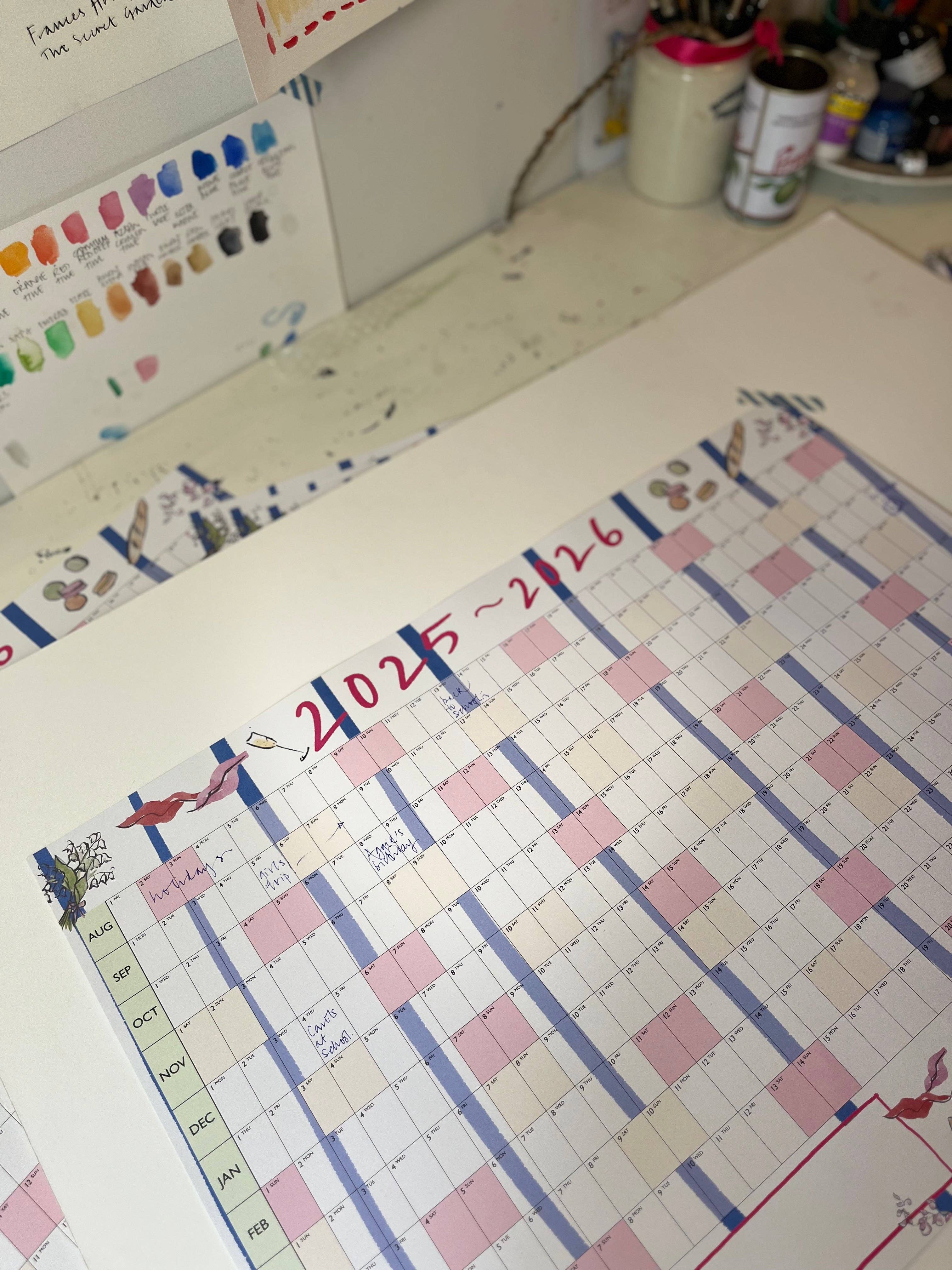 Edinburgh Letters – wholesale Planner – Academic Wall Planner 25/264