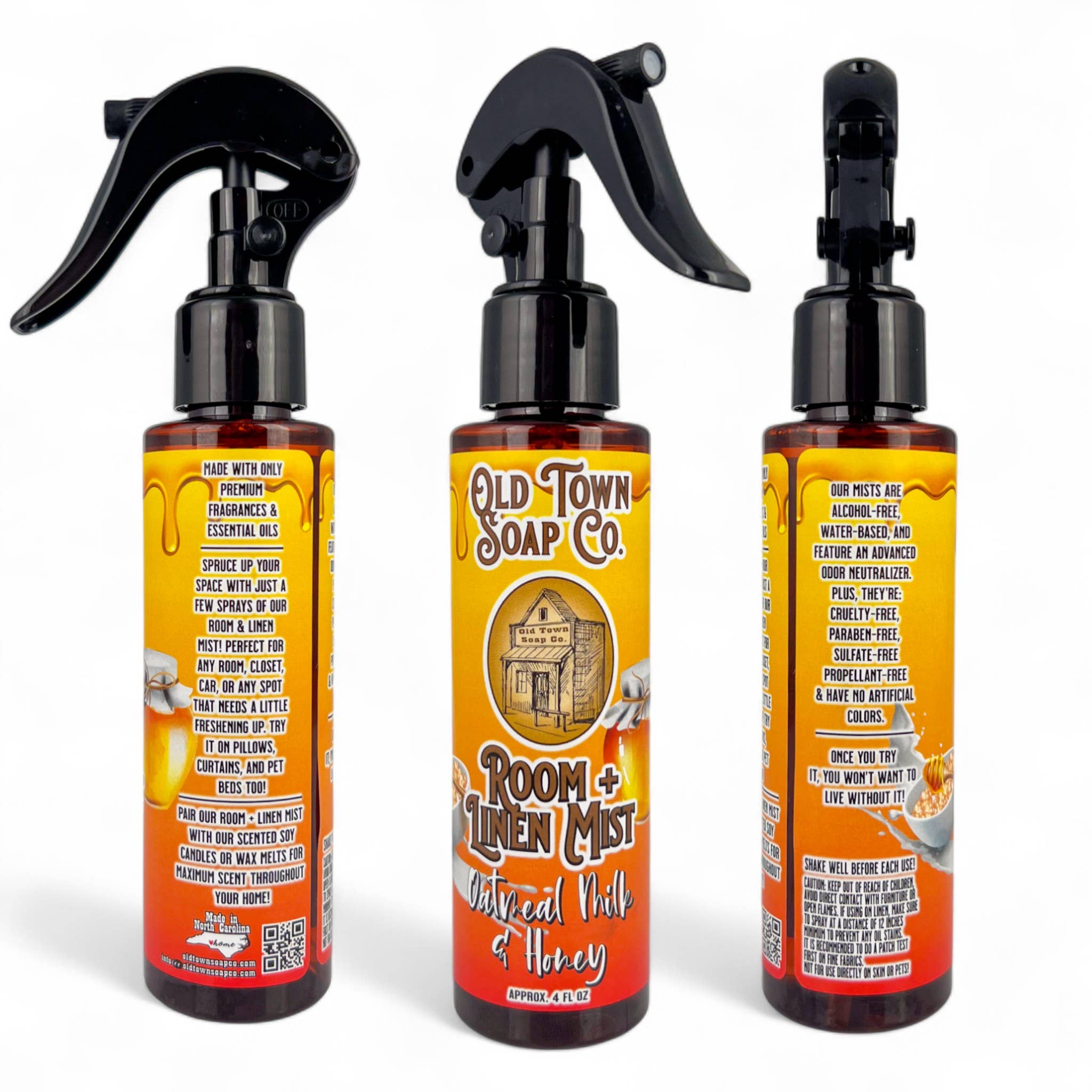 Old Town Soap Co. - Vendita all'ingrosso Spray per tessuti e ambienti - Room + Linen Mist - 14 Fragranze - Rinfresca la tua stanza8